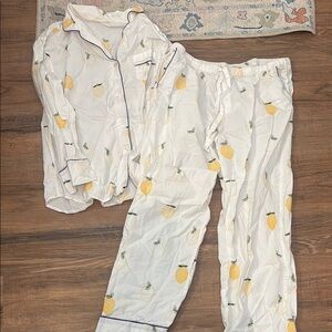 Printfresh Lemon Print Pajamas